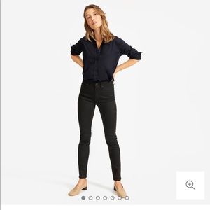 Everlane Black Mid-Rise Skinny Jeans